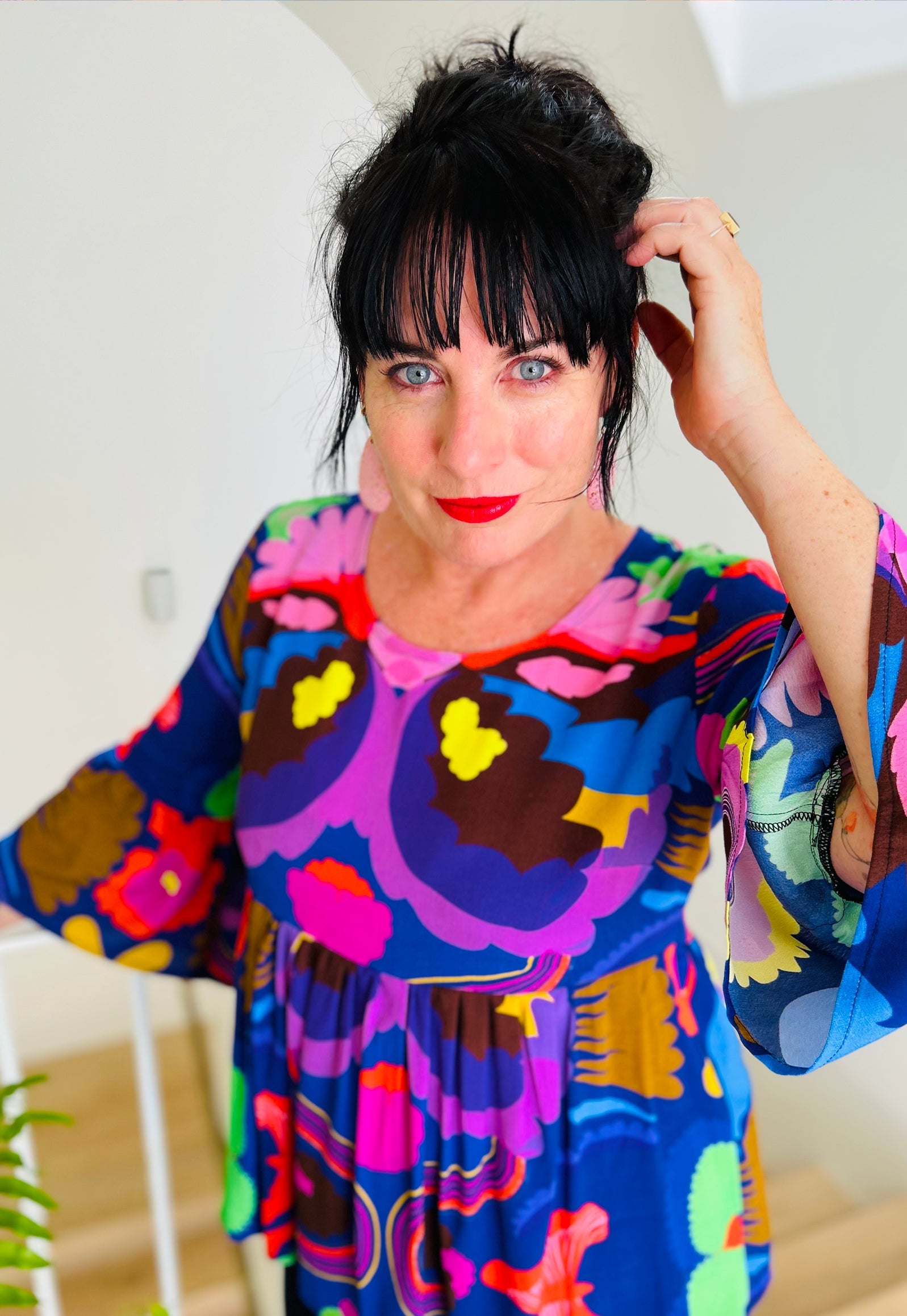 Night Bloom Euphoria Pleated Top LAST ONES
