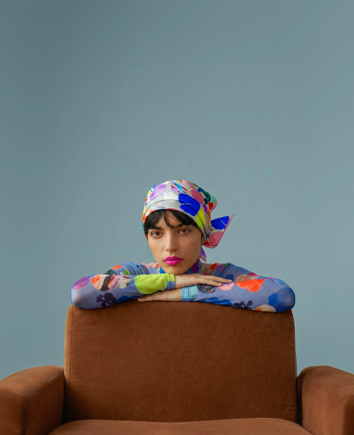 Brave Head Scarf 95% cotton 5% Silk
