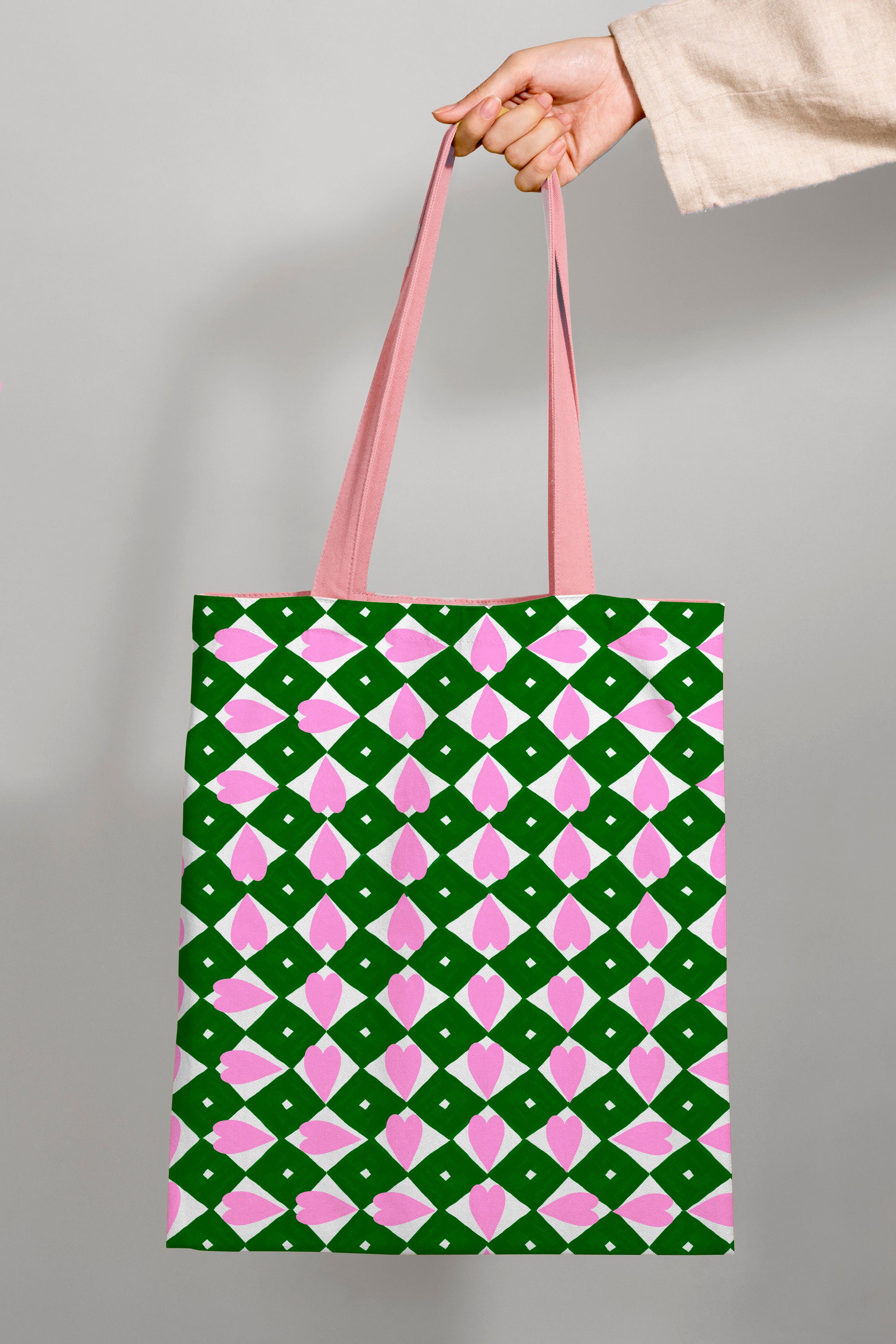 Diamond Hearts (green)