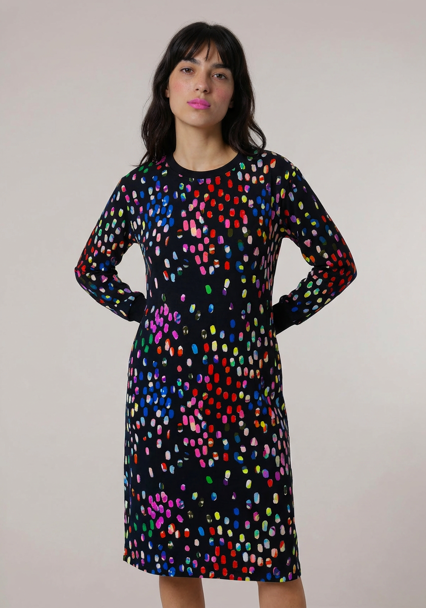 Paint Play Jersey Dress
