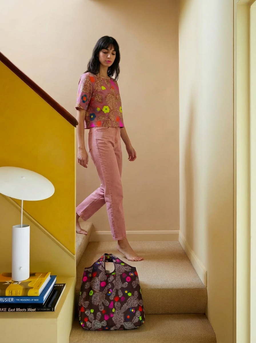 Neon Cacti Bloom Jersey Top