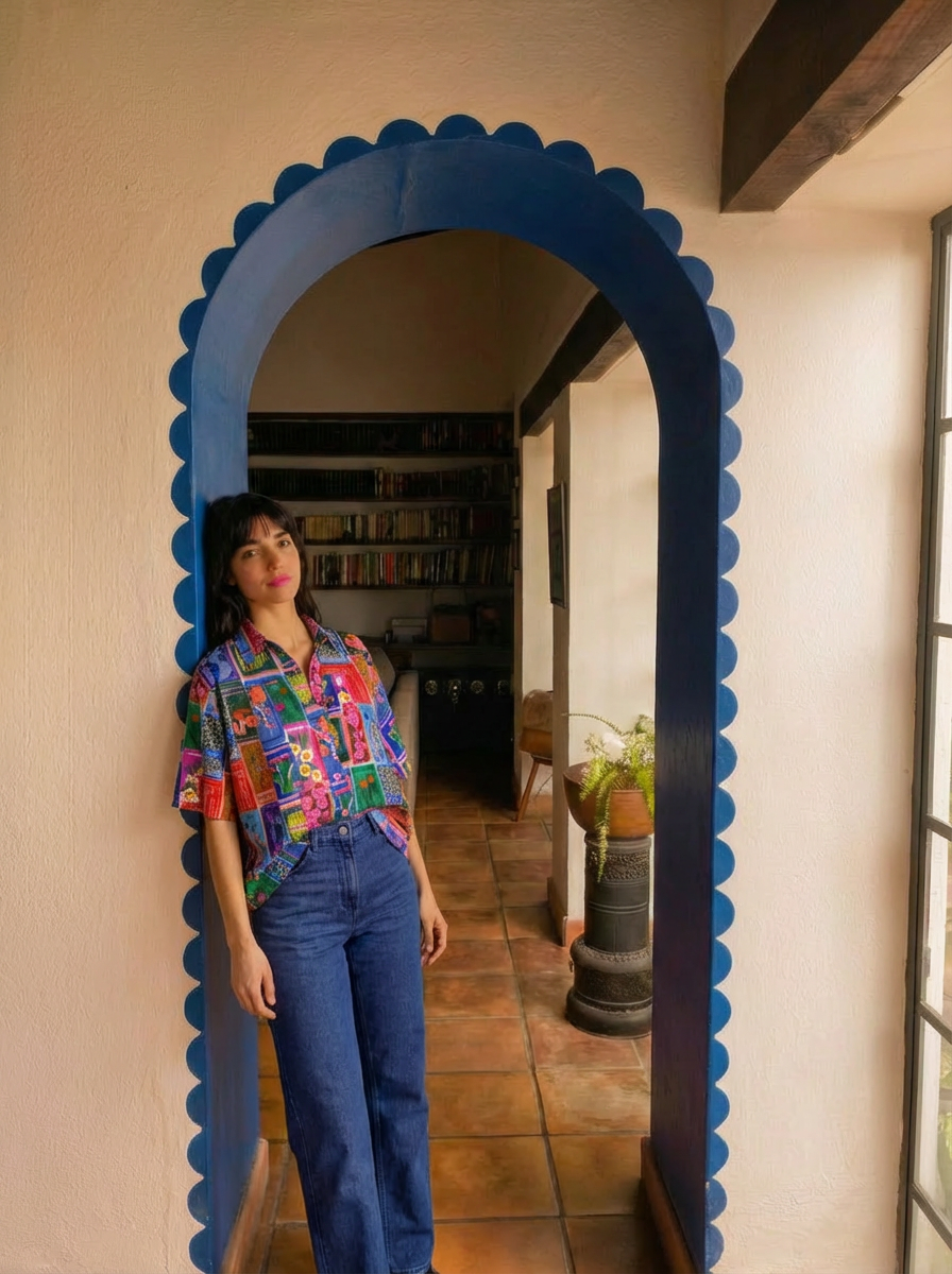 Succulent Love pleated seersucker top SECONDS - No Flaws