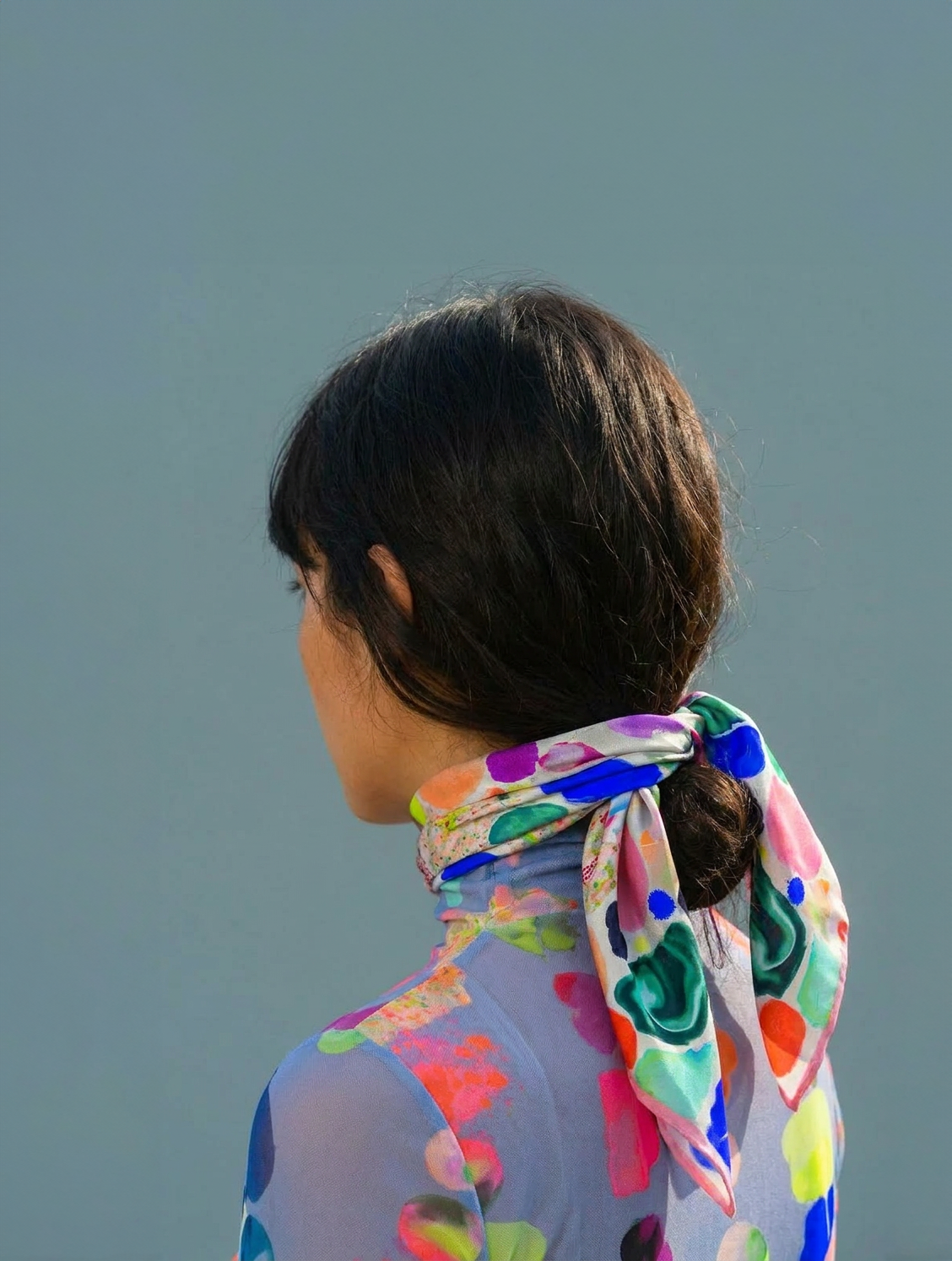 Brave Head Scarf 95% cotton 5% Silk