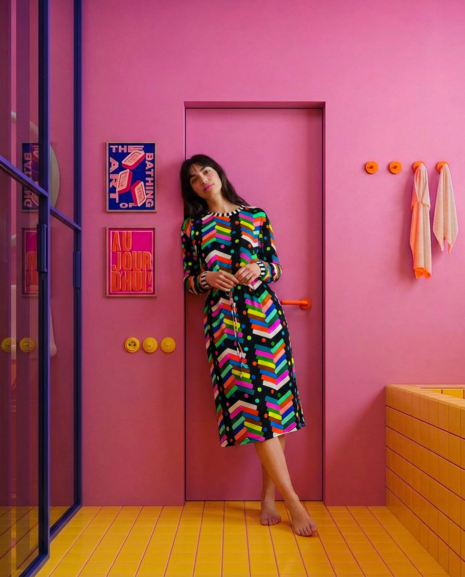 Stitch Play Jersey Dress LAST ONES