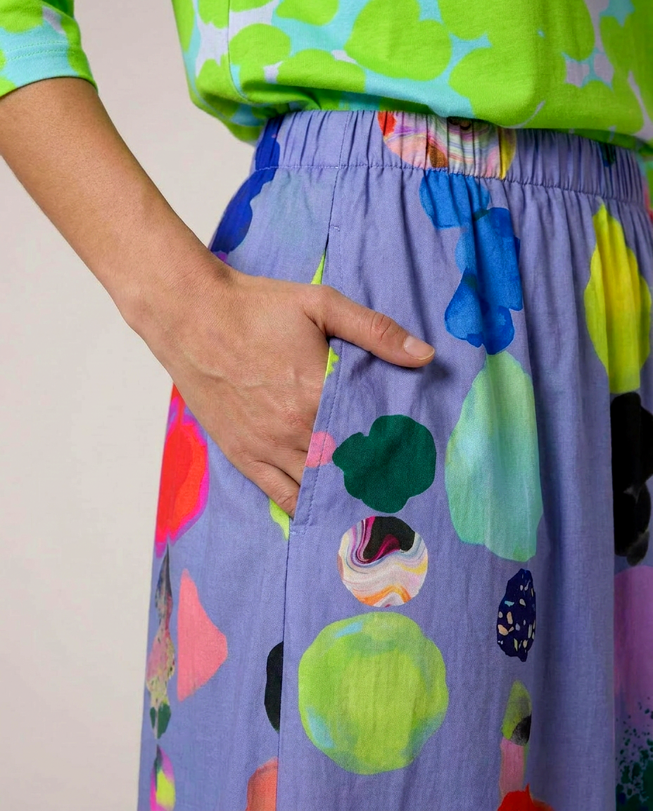 Dancing Sunbeams tencel twill skirt