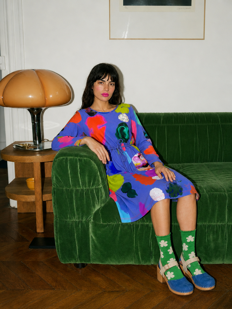 Dancing Sunbeams Mini Jersey Dress
