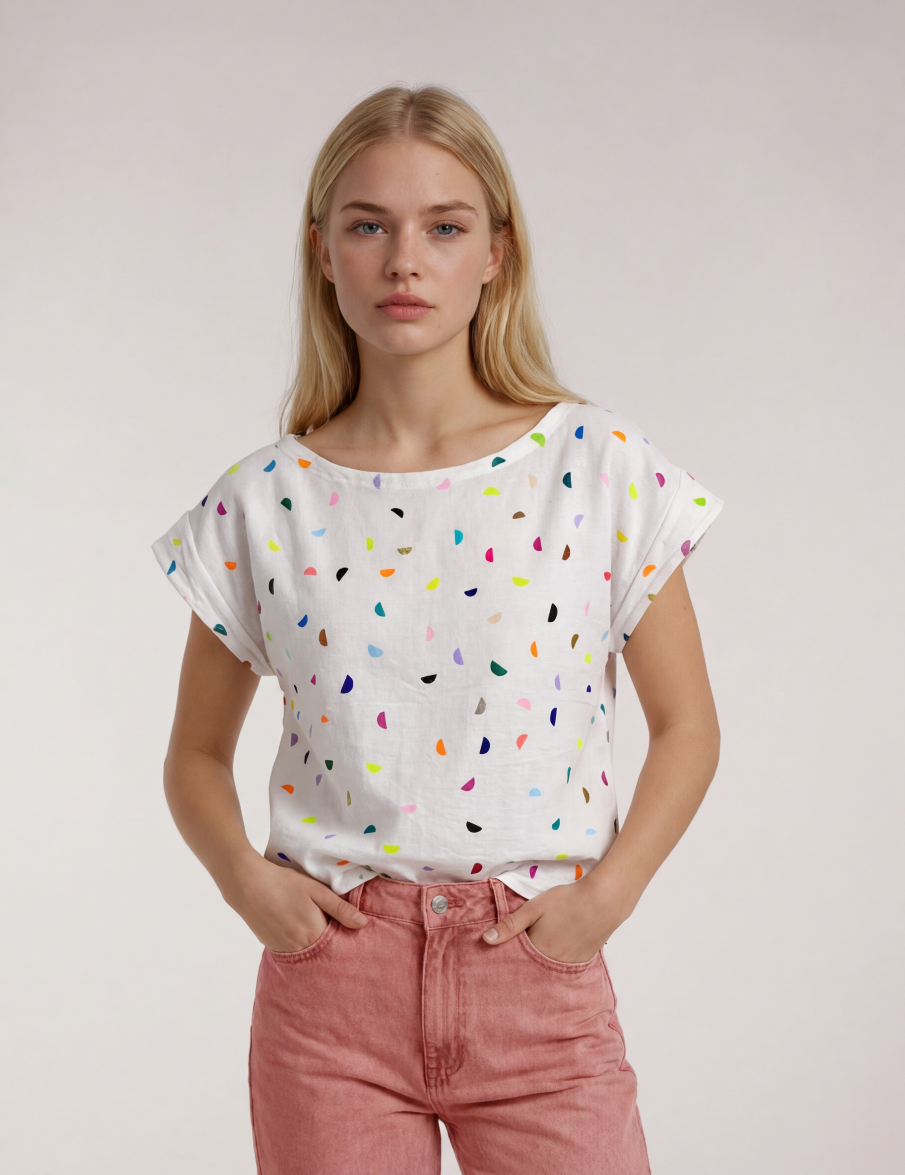 The Artist Shapes recycled linen top ~ last ones