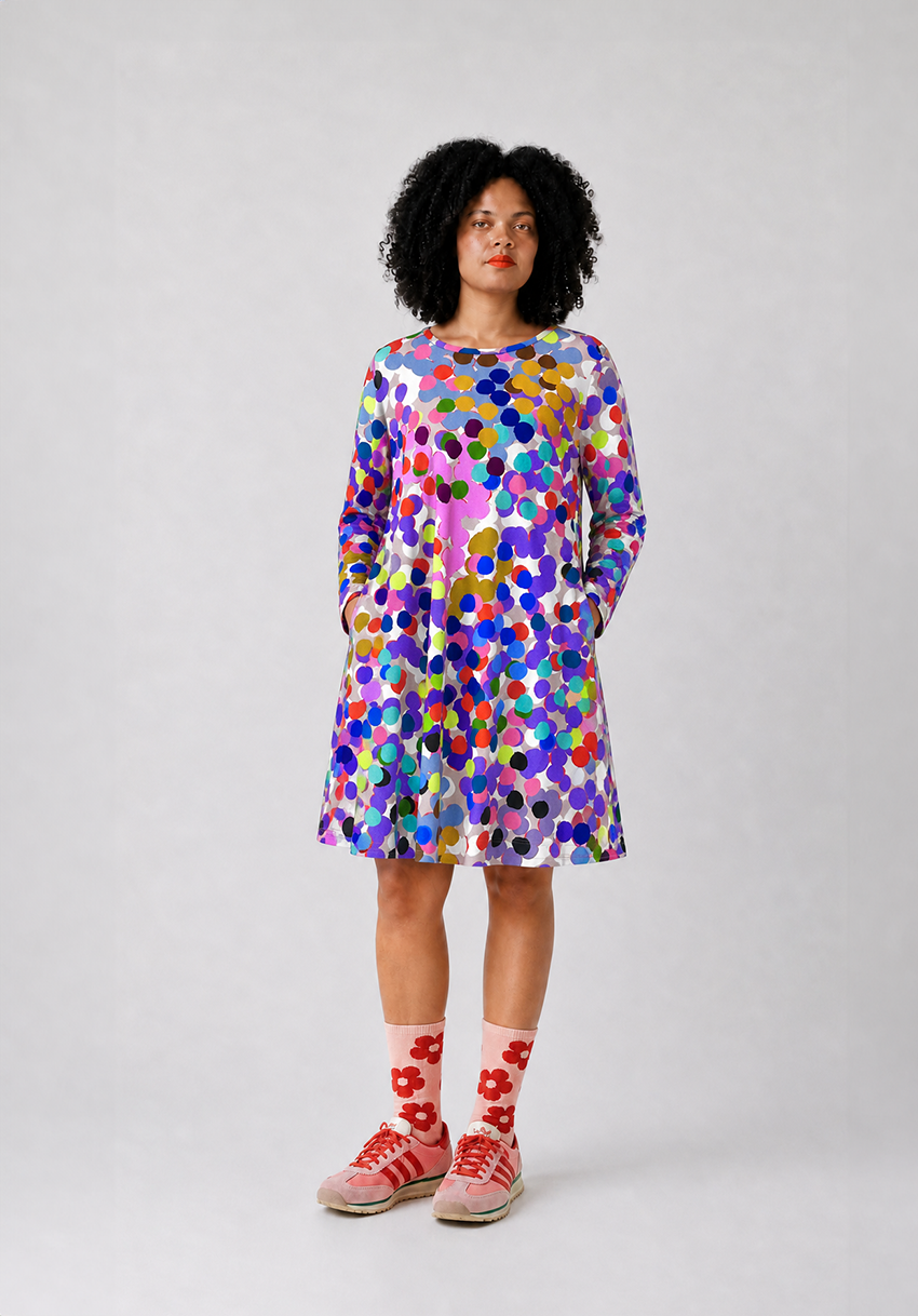 Confetti Pop Mini Jersey Dress