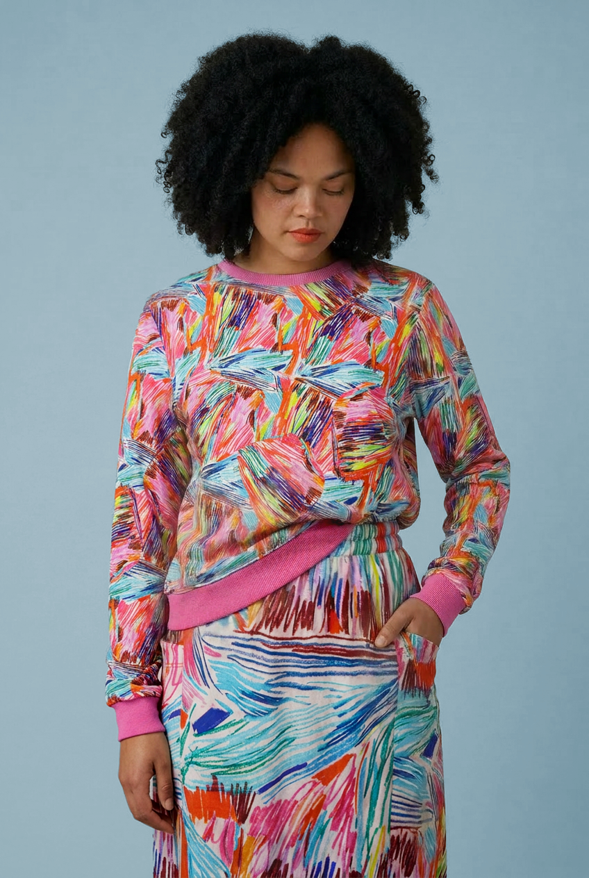 Traces ~ french terry jumper
