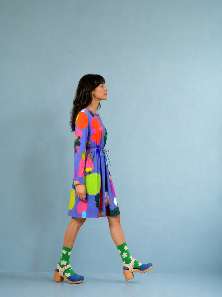 Dancing Sunbeams Mini Jersey Dress