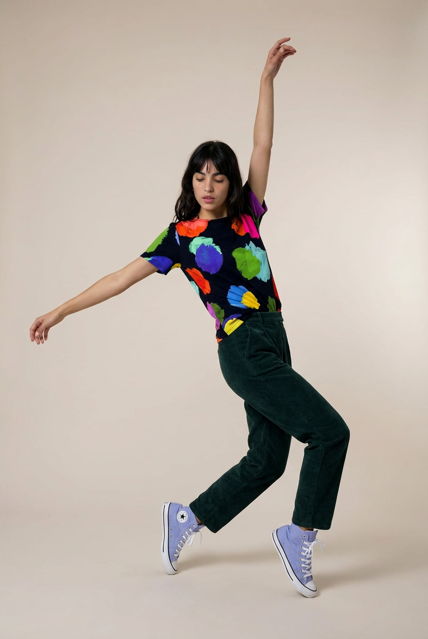 Paint Swatch Jersey Top