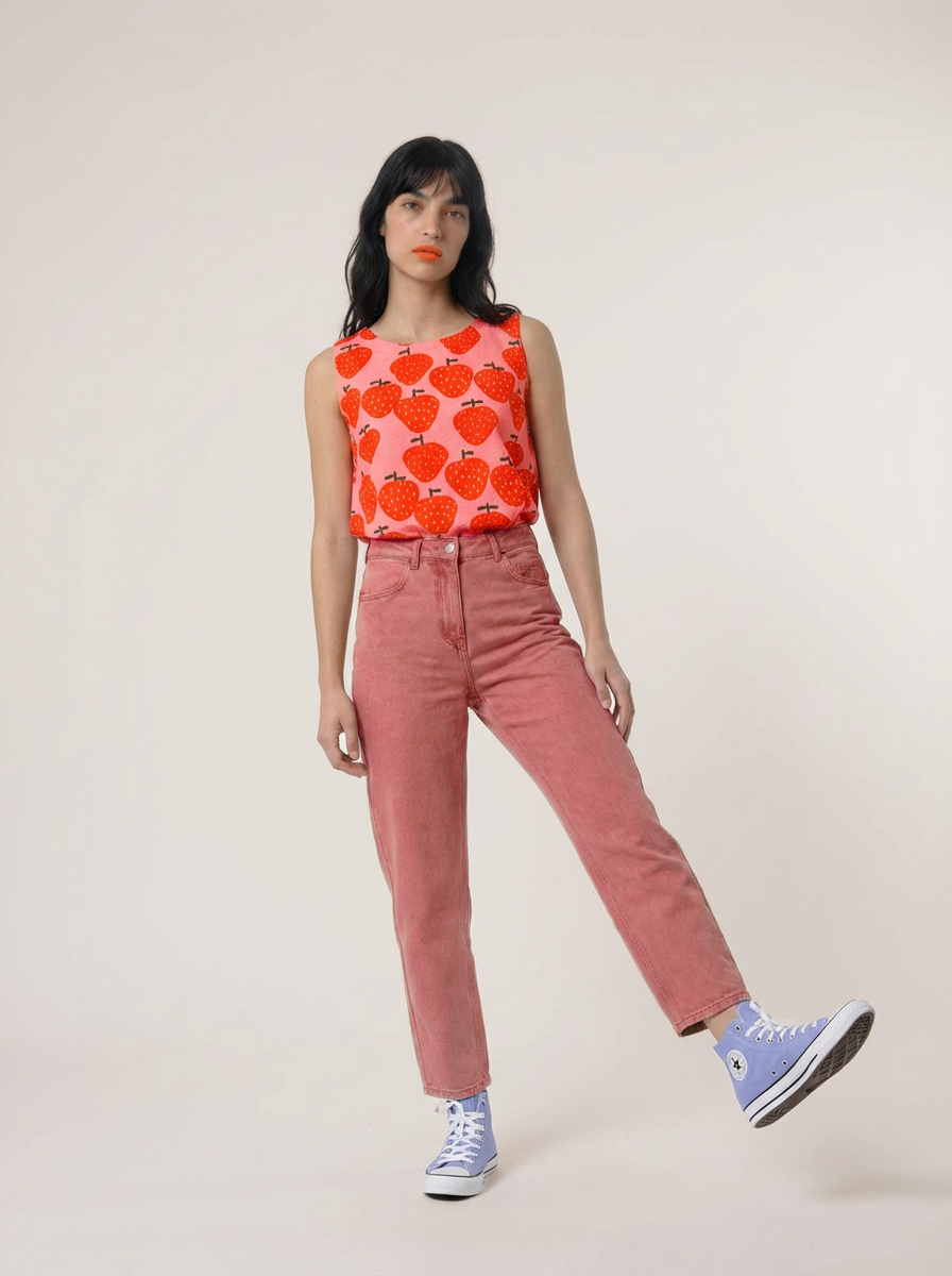 Strawberry top (2 styles/fabrication)