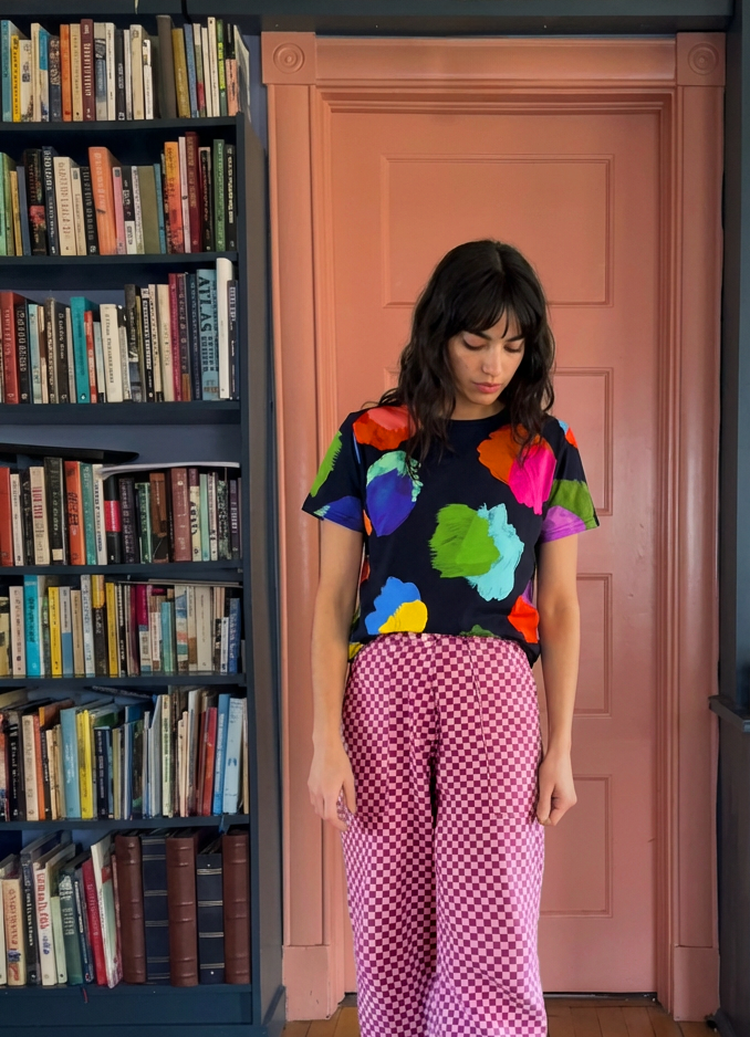 Paint Swatch Jersey Top