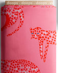 Pink Leopard COTTON VOILE (CUT PIECE 1.3M)