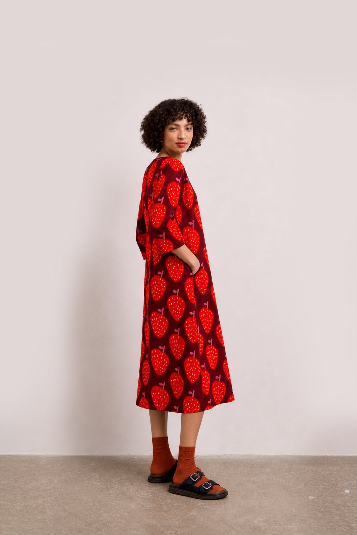 Strawberry Kiss Jersey Dress