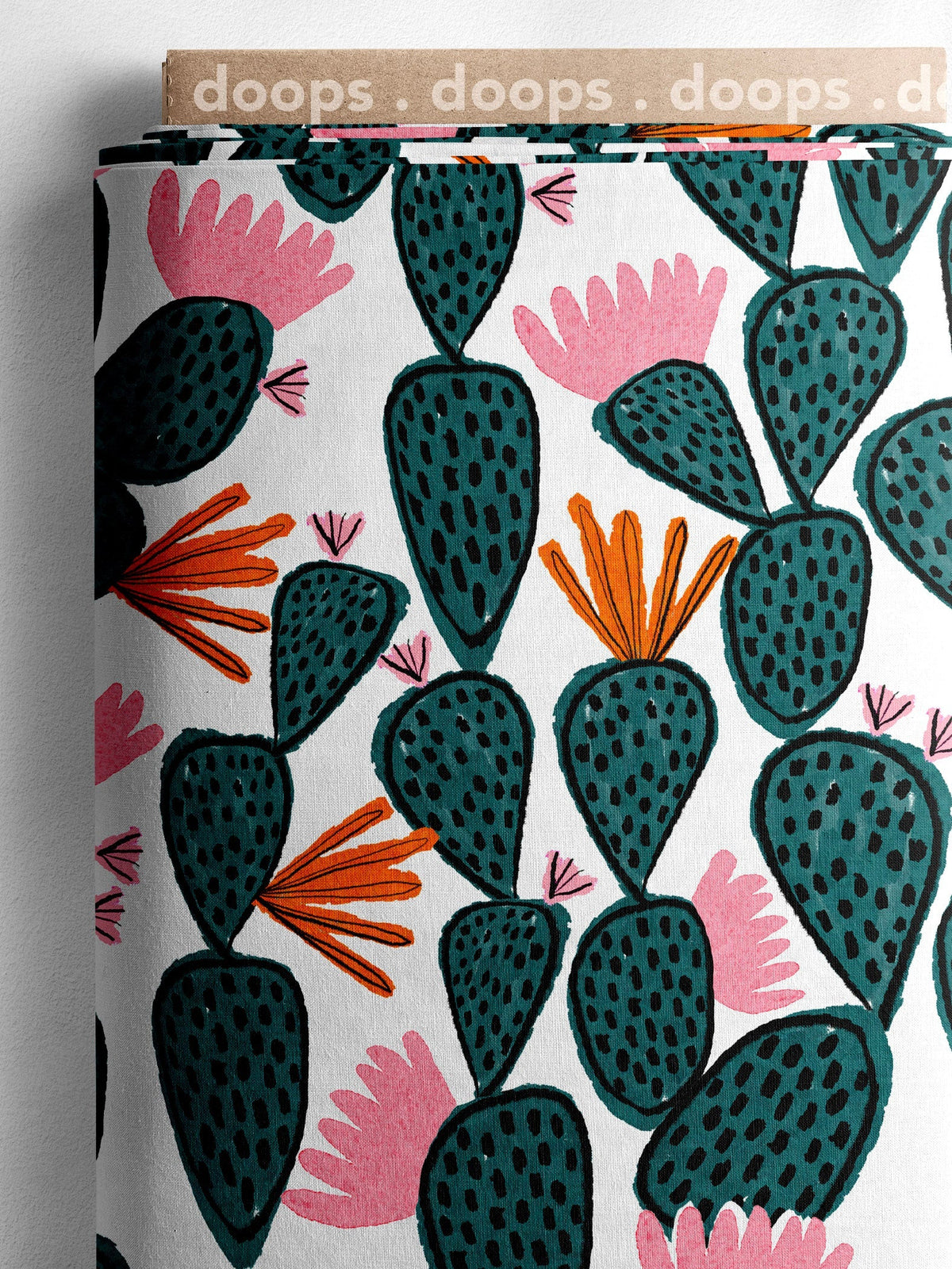 Cactus Moon Bloom quilt cotton (cut piece 50cm) small scale