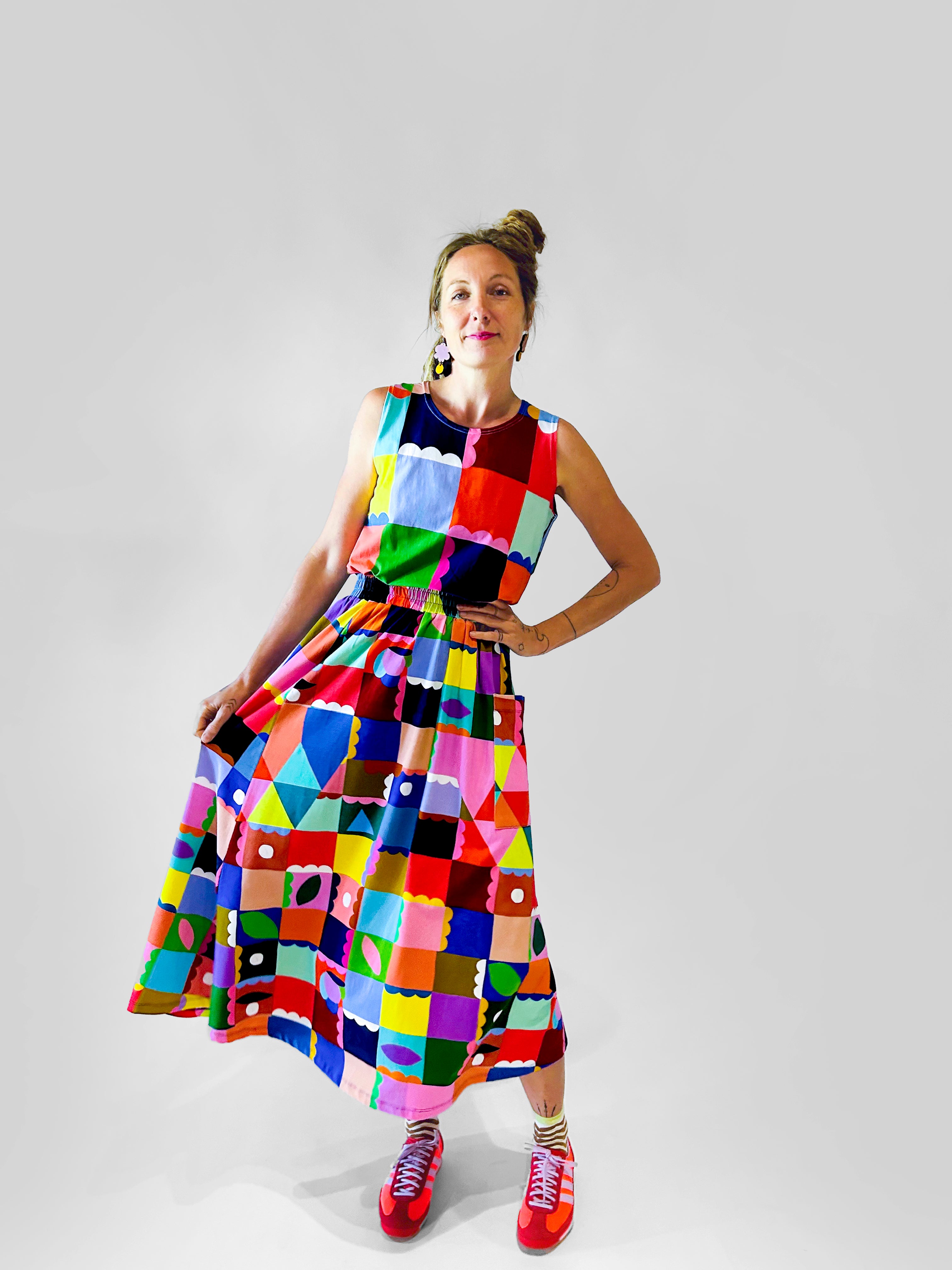 The Artist Colour Palette jersey skirt