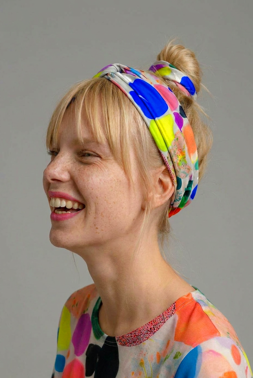 Brave Head Scarf 95% cotton 5% Silk
