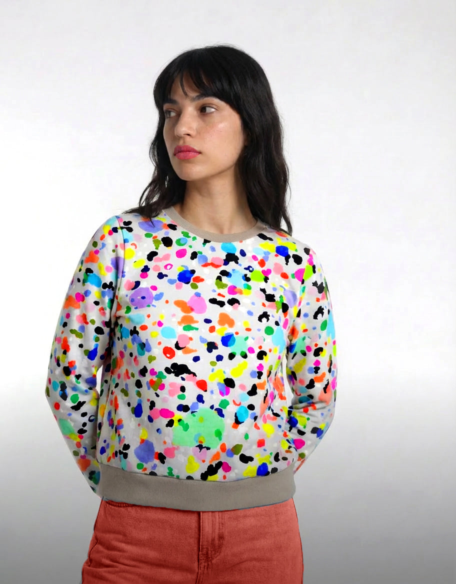 Splat Splot Sweater/sample