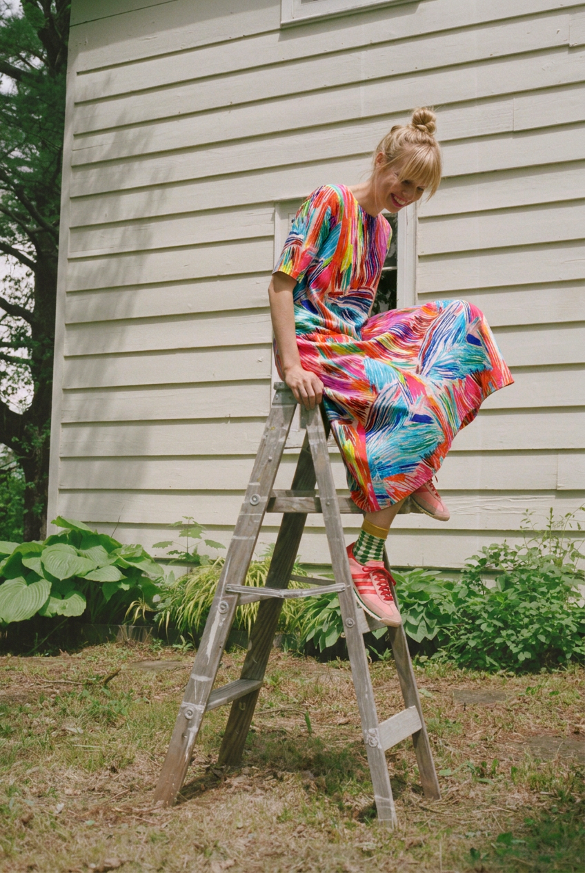 Traces Jersey Dress