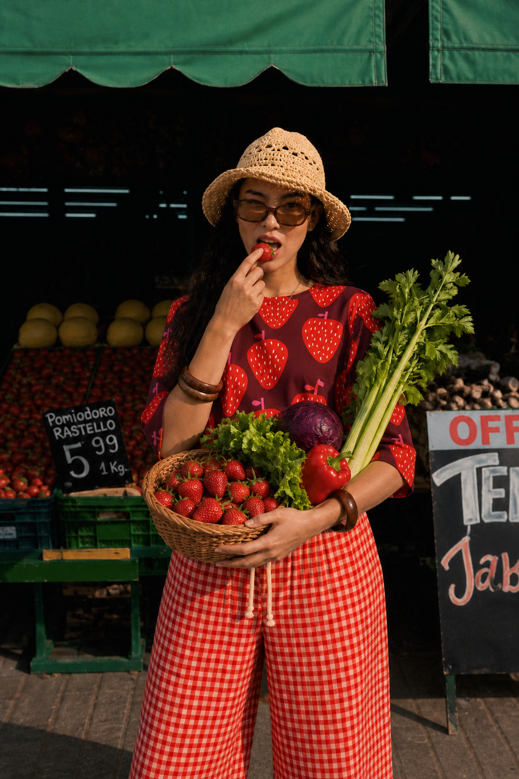 Strawberry Kiss Jersey Top