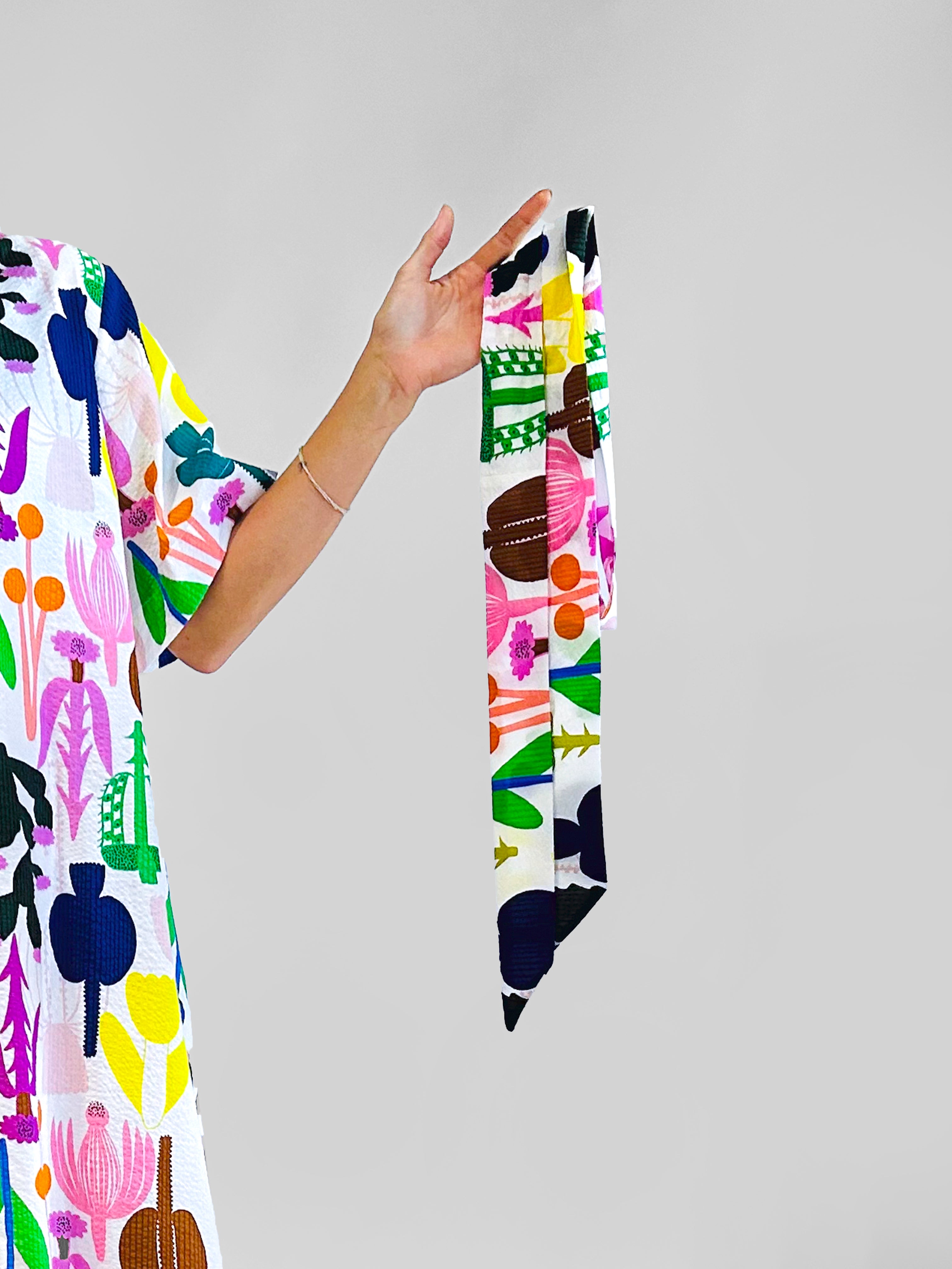 The Artist Garden 100% seersucker cotton dress