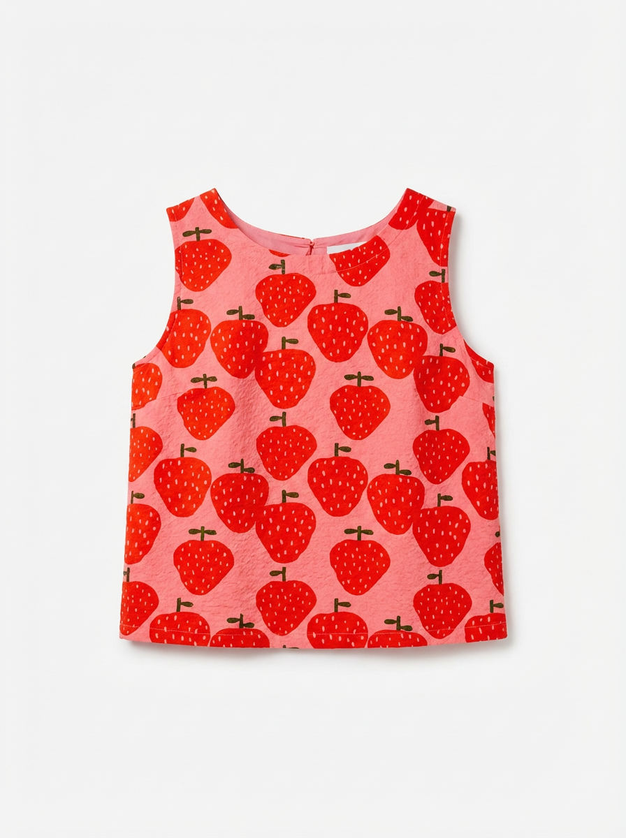 Strawberry top (2 styles/fabrication)
