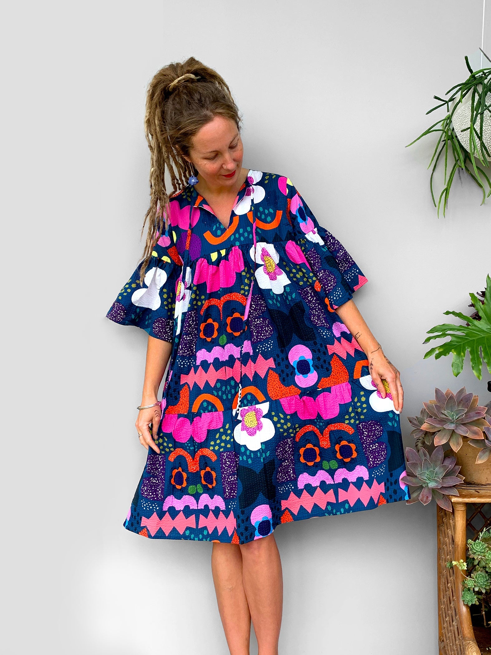 LAST ONE!  Blue Kooki dress (Medium)