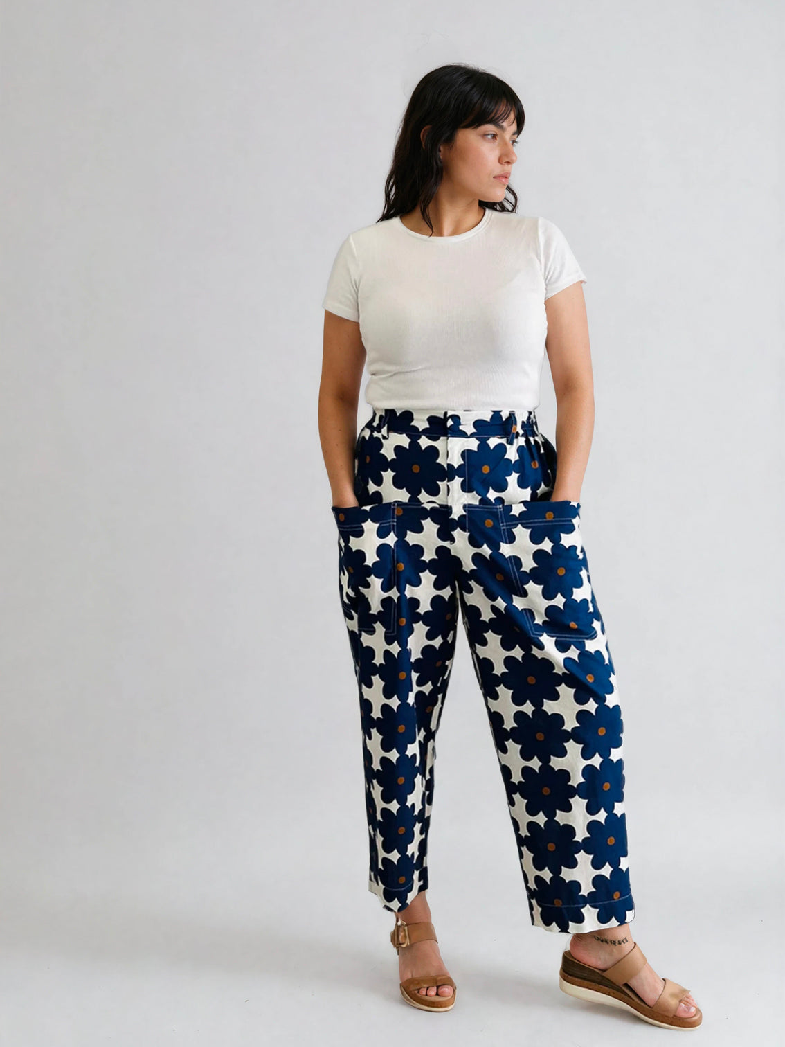 Bloom 100% linen cotton pants