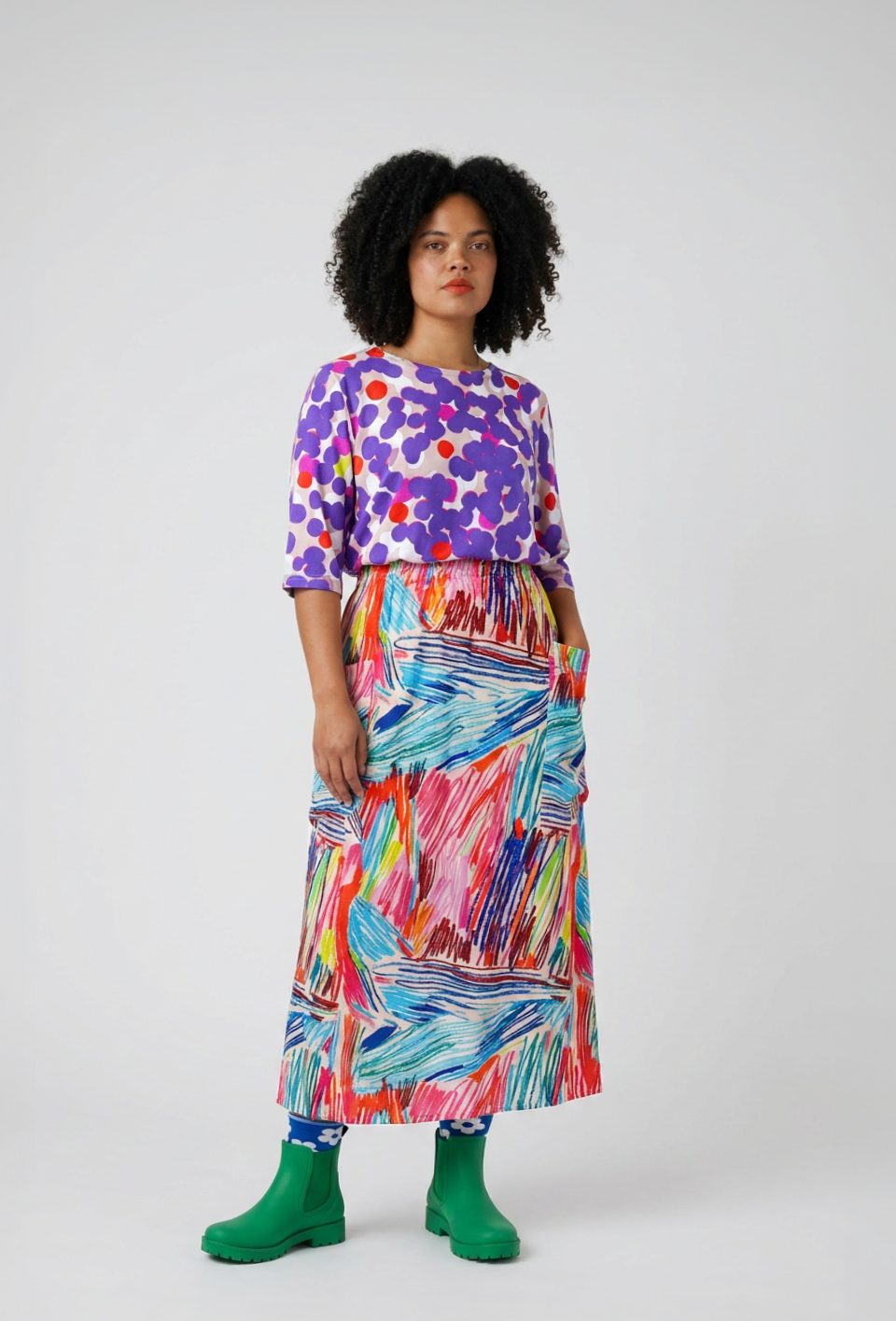 Cosmic Confetti Jersey Top