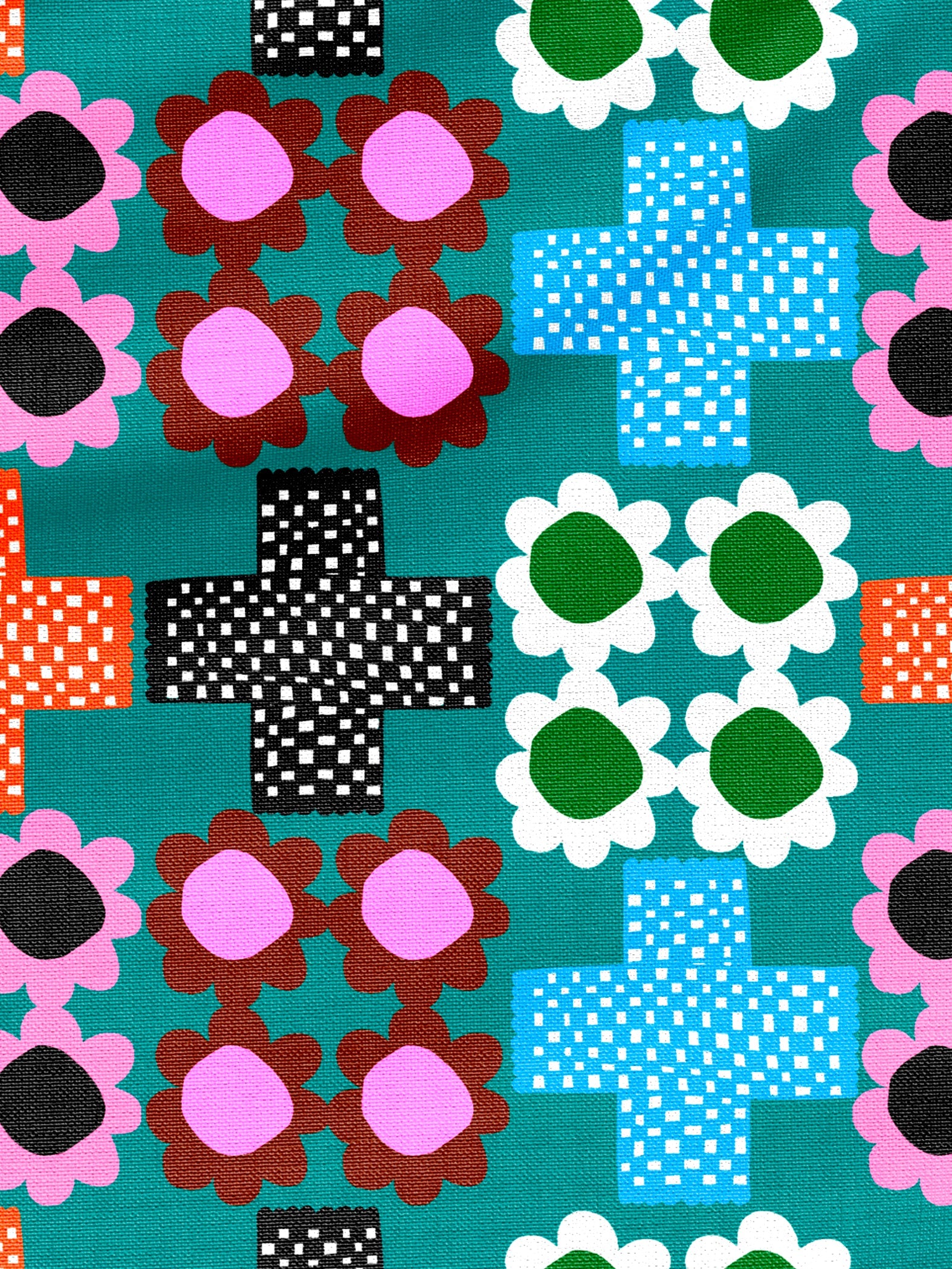 Kärlek cotton  (CUT PIECE 2M $30)