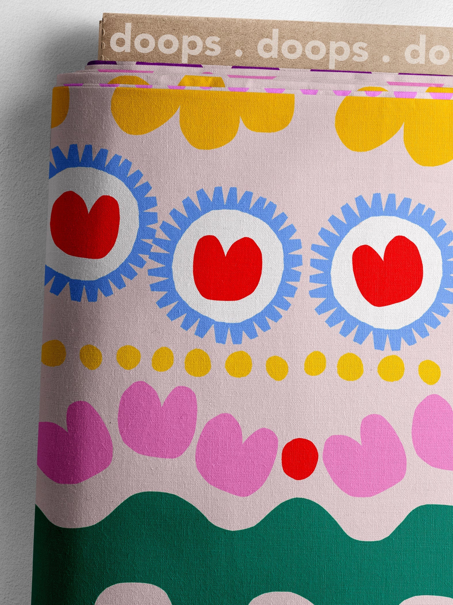 Swedish Love jersey  (CUT PIECE 1.8M $22)