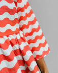 Coral Seaweed cotton top