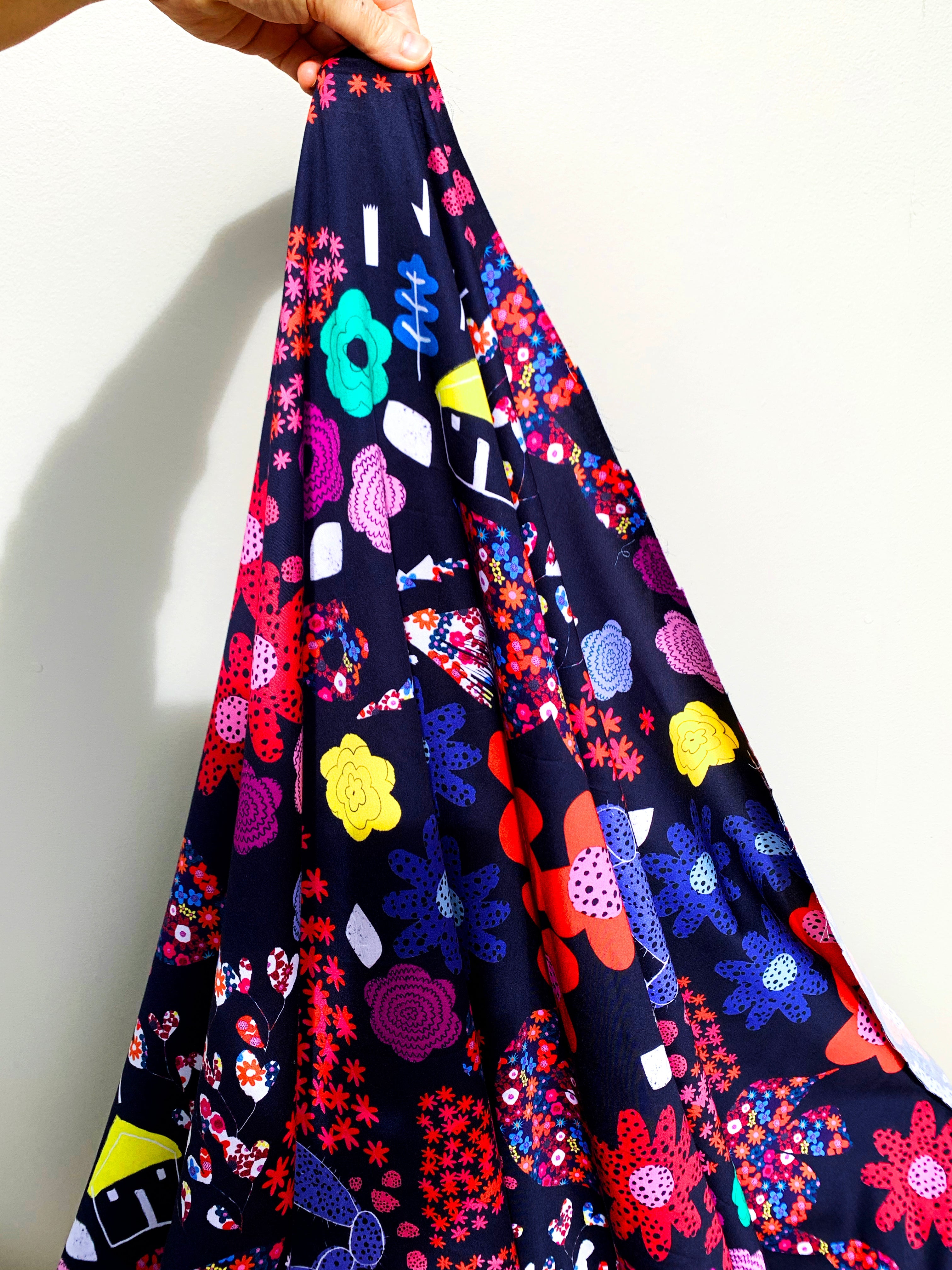 My Little Home 100% cotton satin (4634461995104)