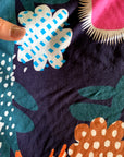 Night Palm 100% Organic cotton knit/digitally printed by 1 Meterage (4537990185056)