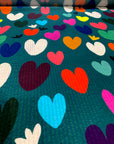 Bright Hearts (teal)