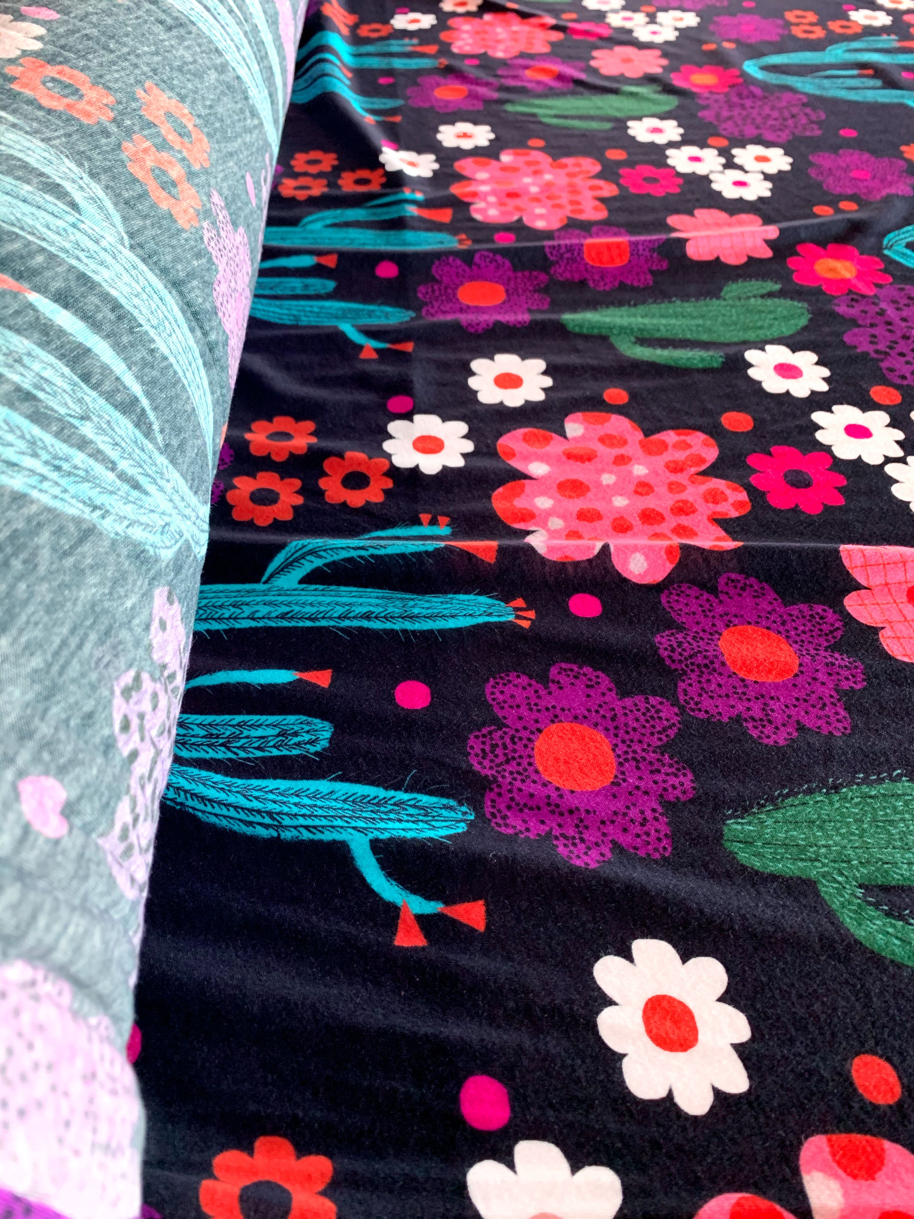 Cactus Bloom 100% Organic cotton knit (5759452905625)