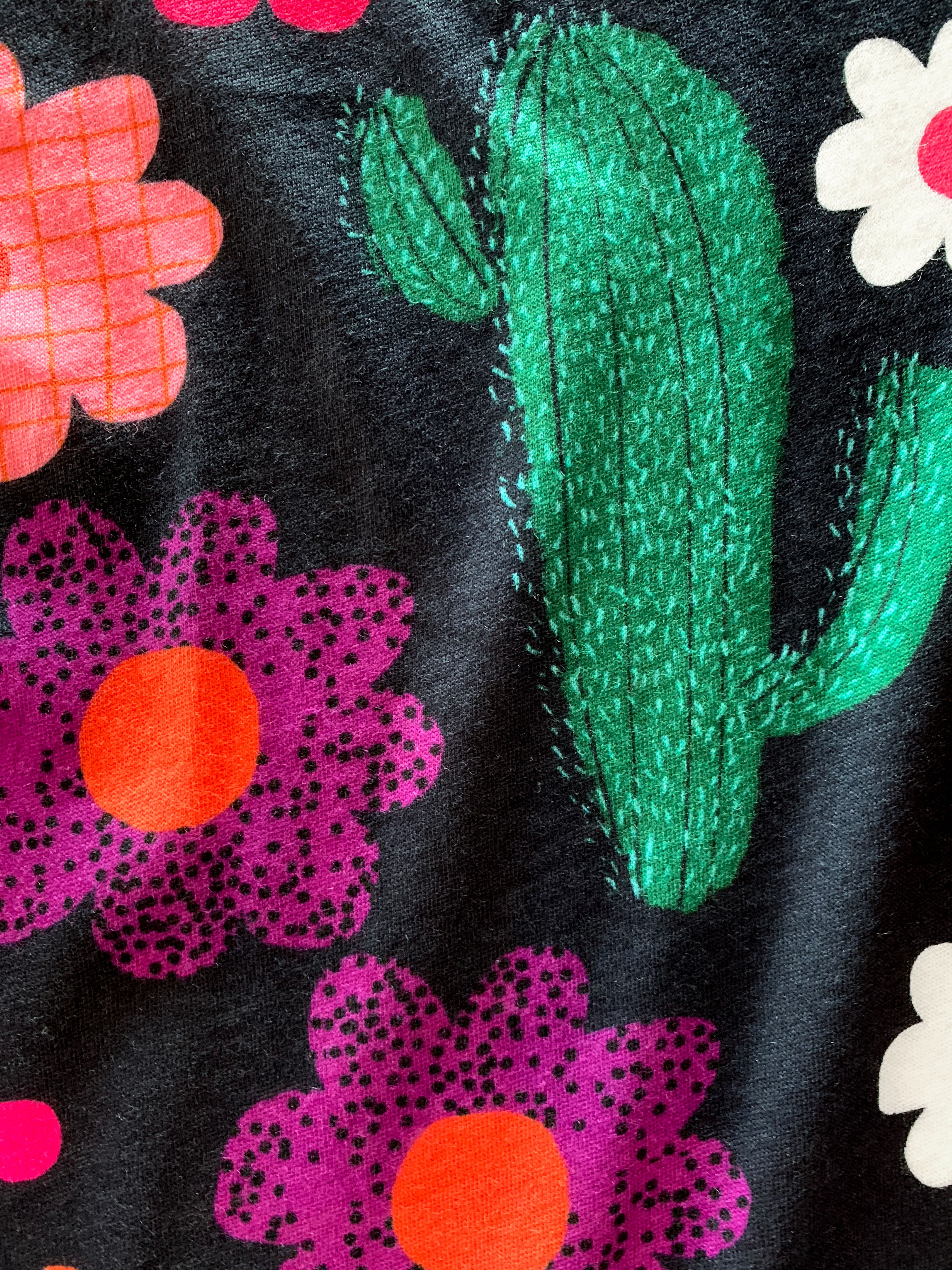Cactus Bloom 100% Organic cotton knit (5759452905625)