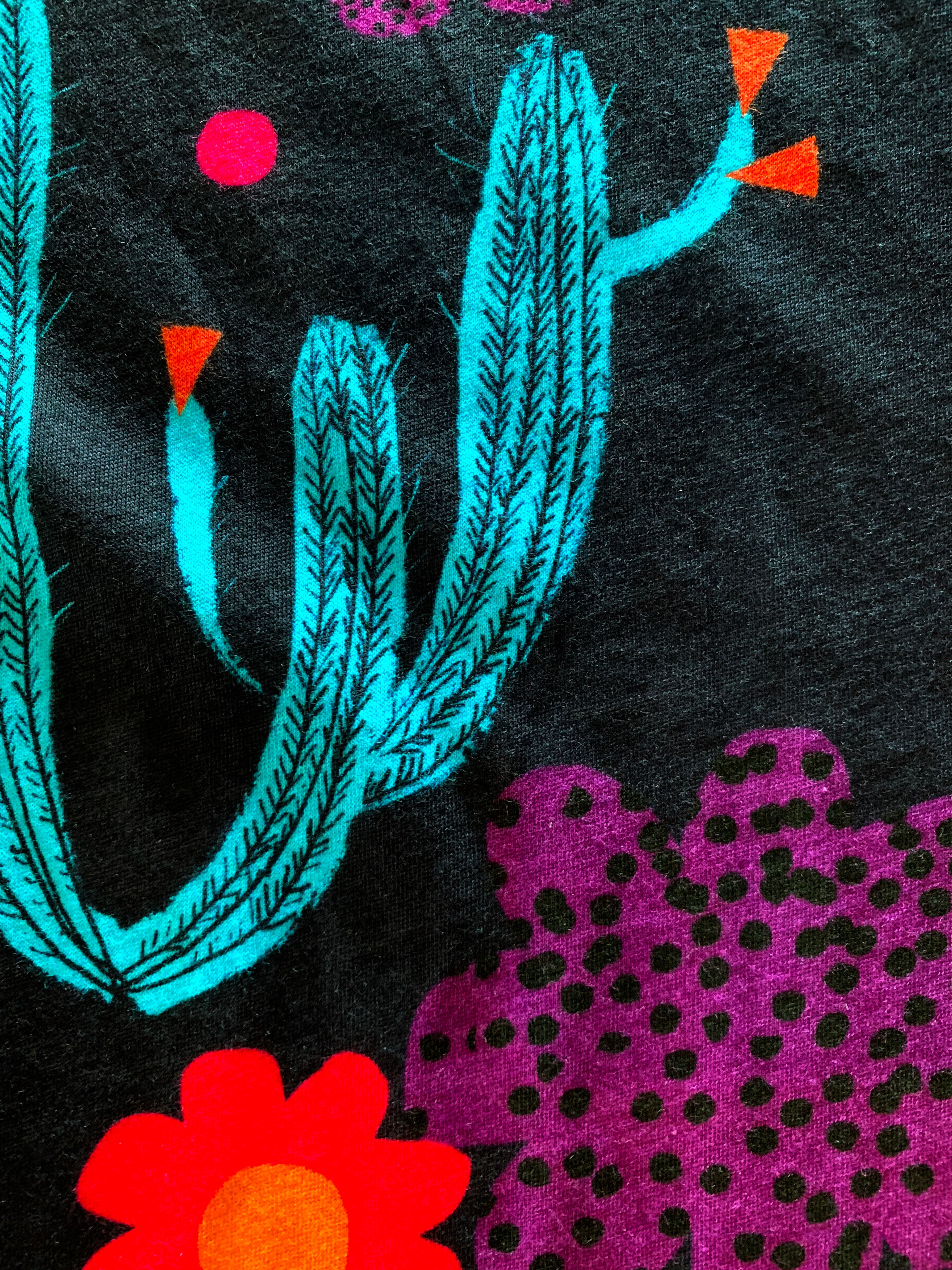 Cactus Bloom 100% Organic cotton knit (5759452905625)