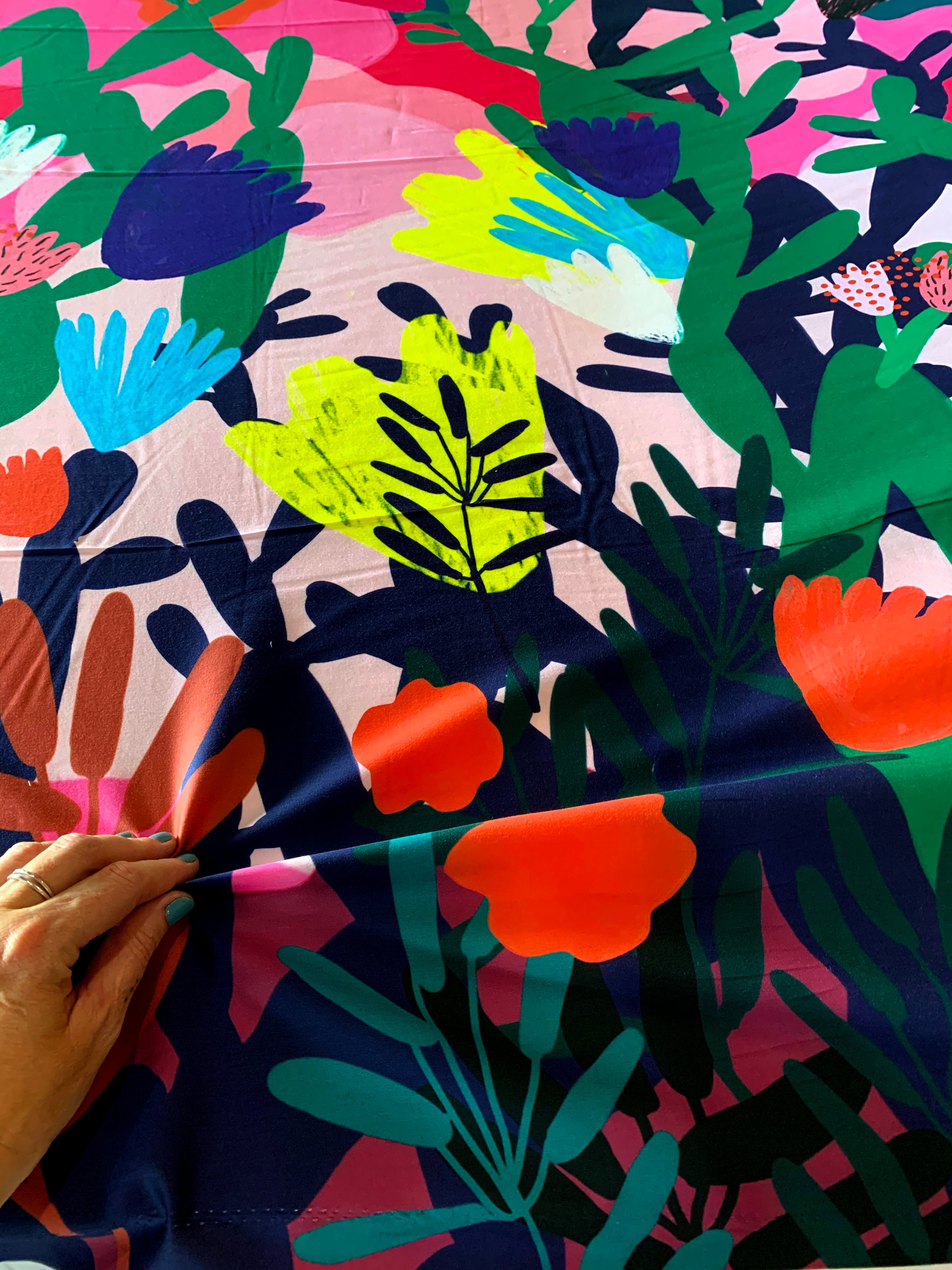 Mor Mor's Garden 100% cotton satin (6593761411225)