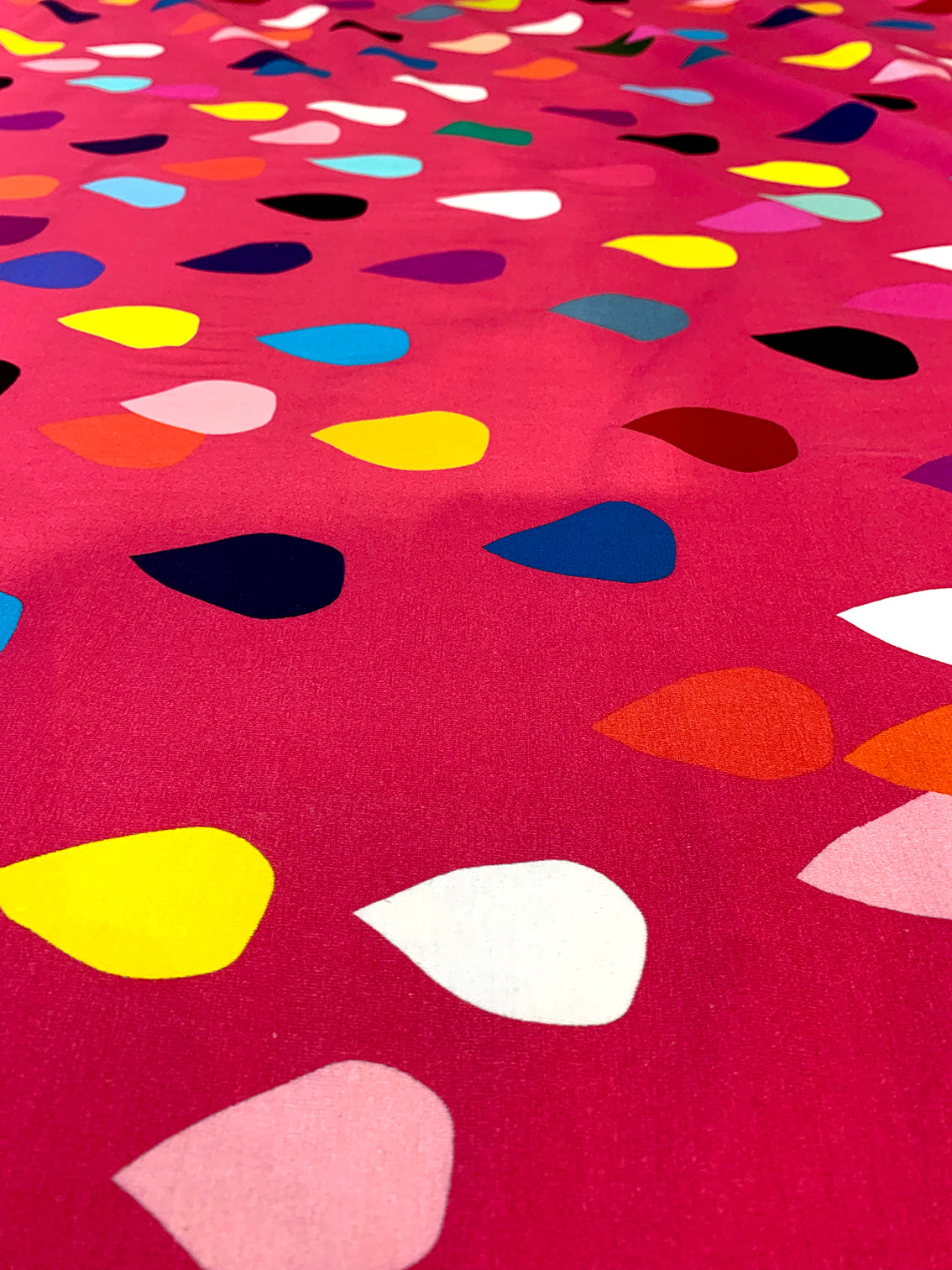 Dusty Drops Cotton Jersey (OFFCUT 2M $30)