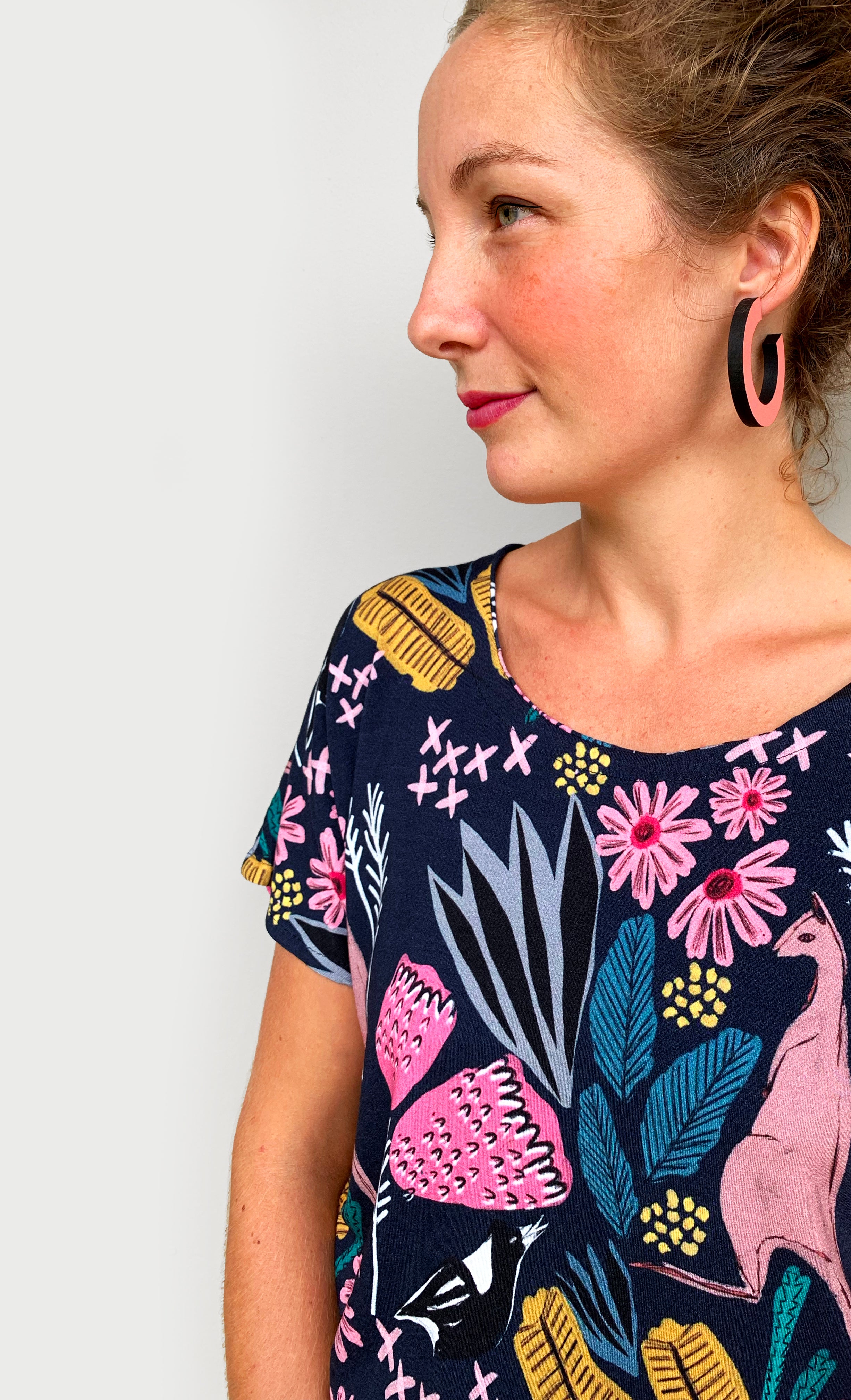 Cowley Fields T'dress (sample) Viscose jersey (738419900512)