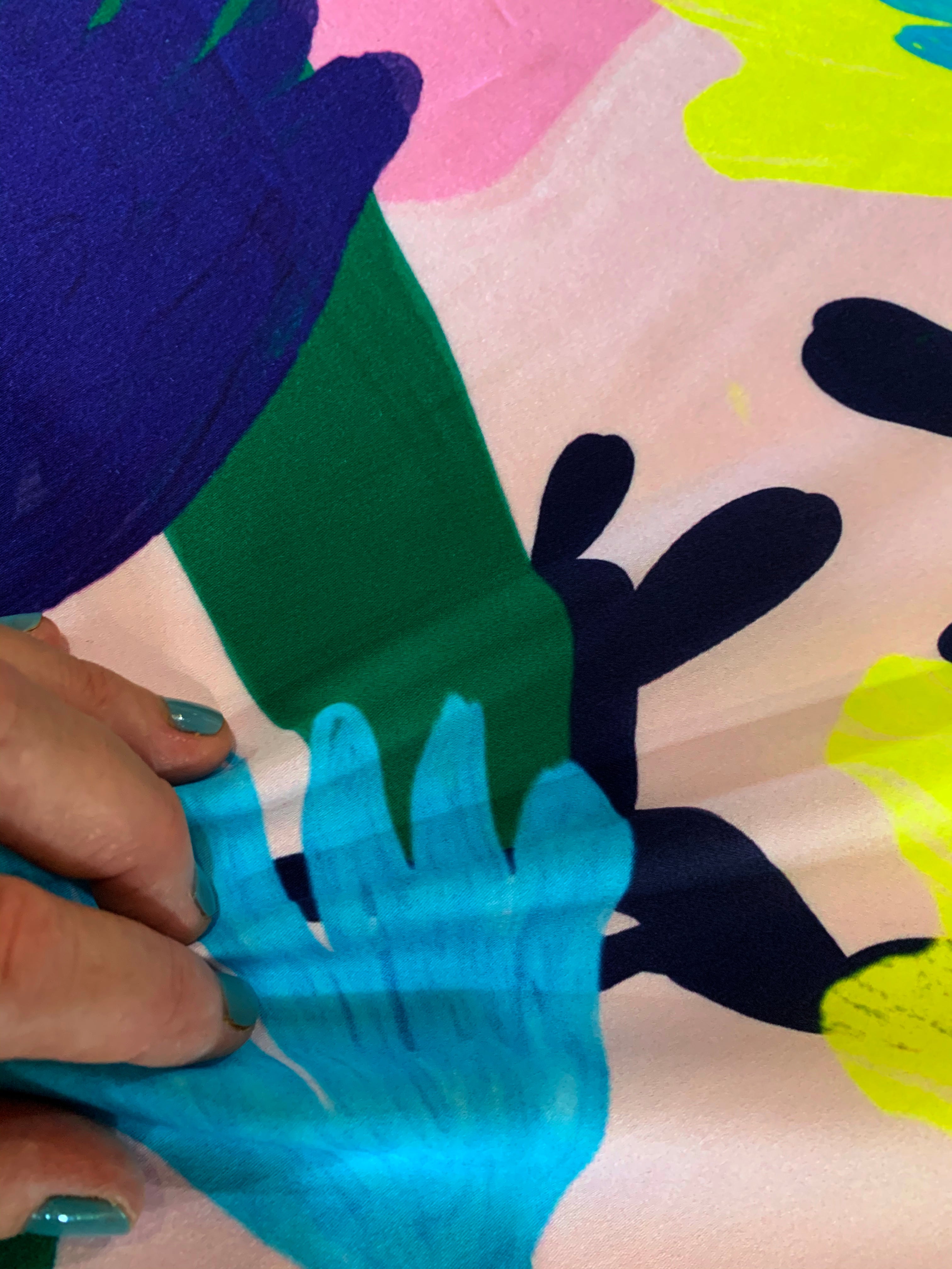 Mor Mor's Garden 100% cotton satin (6593761411225)