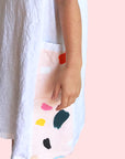 Paint Splat 100% Linen Dress (1404984295520)