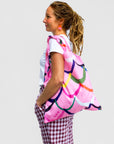 Pink Waves Bag (comes with pouch) (4634742521952)
