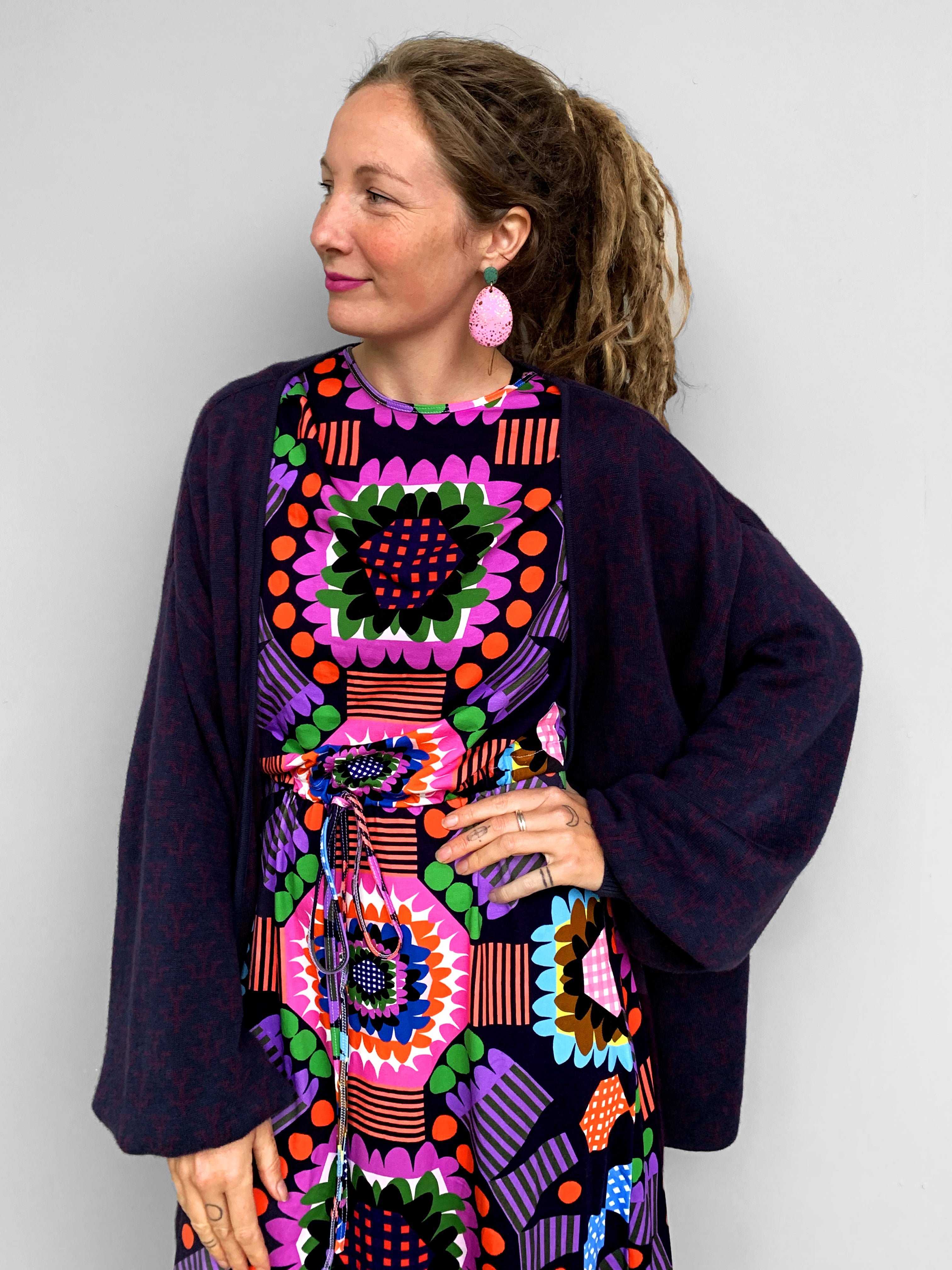 Florence Flower jersey dress