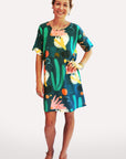 ALL SIZES BACK IN STOCK Cowgirl Bloom Silk Dress (9381786248)