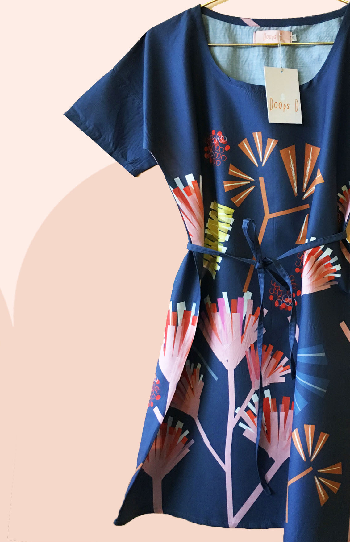 Mauve Protea dress 100% ORGANIC COTTON (9916563912)