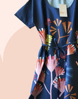 Mauve Protea dress 100% ORGANIC COTTON (9916563912)