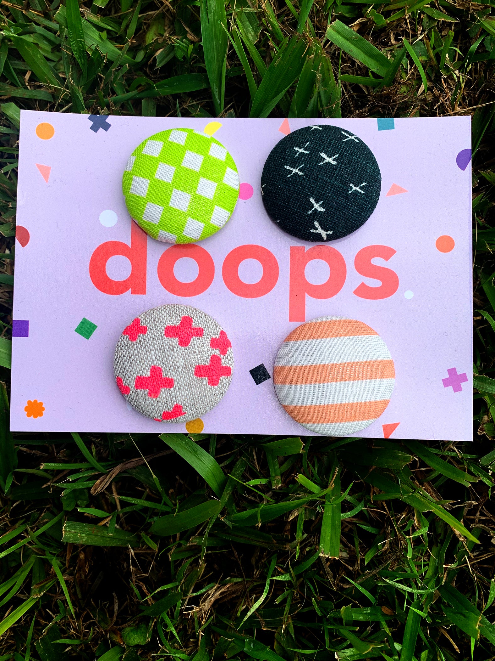 Doops fabric buttons